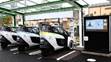 The Toyota i-Road in use at the Ha:mo (Harmonious Mobility) vehicle-sharing project in Japan